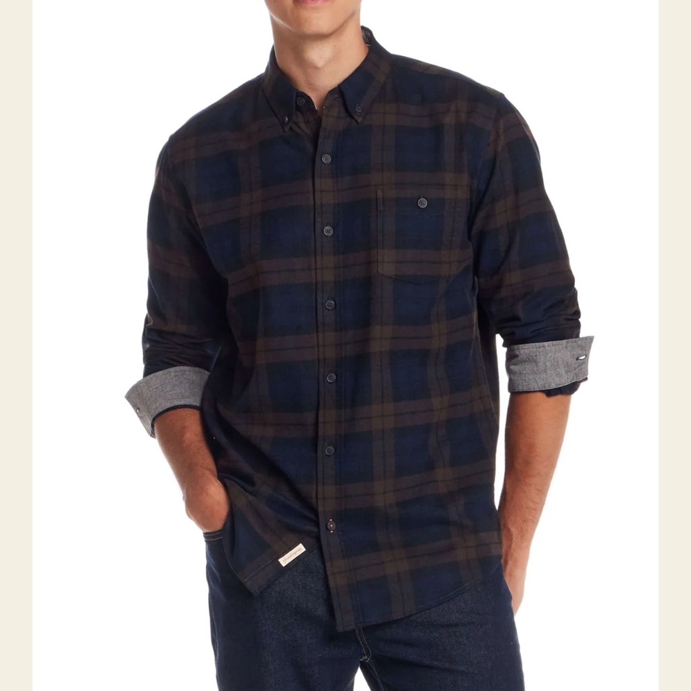 Weatherproof vintage men's flannel shirt